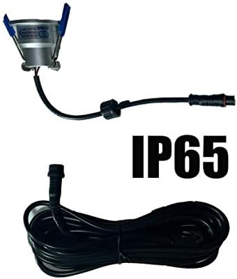 6X Led Осветление 3 W, с регулируема яркост, с Дистанционно управление IP65 Срещу Проникване на вода