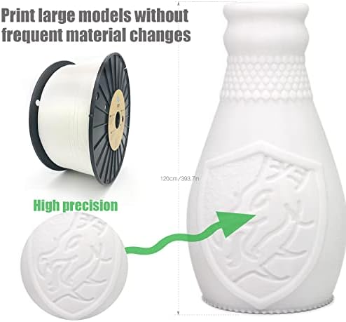 Конци за 3D-принтер YOUSU PLA Plus (PLA +) Сребриста нишка PLA 1,75 mm (± 0,03 mm) 1 кг (2,2 кг) за 3D-принтер и 3D-дръжки.