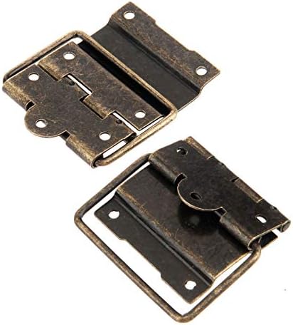 Апаратна рамка, която Контур 2 елемента 52x41 мм Антични Врата на Панта Кабинет Мебелни Аксесоари Дървена Кутия Панта за Печат на Опаковки Ковчег За Бижута направи си