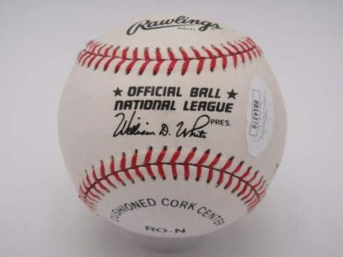 Уили Мейс, Сертифициран Jsa, Подписано на бейзболни топки Rawlings Nl с автограф на Хофа - Бейзболни топки с автографи