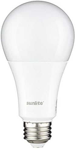 Крушка Sunlite 40235 LED A21, 20 W (еквивалент на 150 W), 2550 Лумена, Средна база E26, 120-227 Волта, Без регулиране на яркостта е в списъка на UL, Супер Бяло 5000 К, 6 бр.