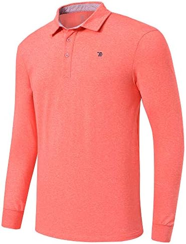Мъжки ризи за голф MoFiz, Поло блузи, Спортни и Ежедневни Тениска Бързосъхнеща Тениска С Дълъг Ръкав