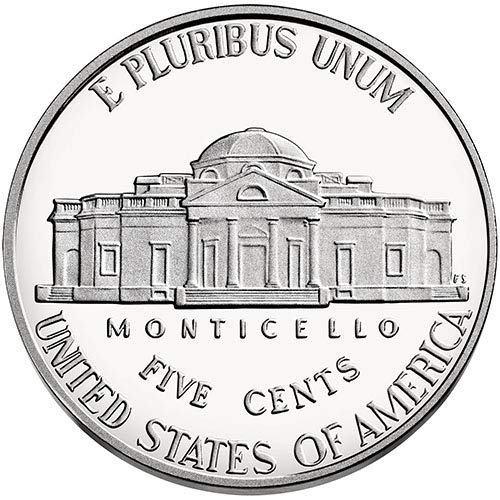 2019 P & D BU Jefferson Nickel Choice Комплект от 2 монети, Монетен двор на САЩ, без да се прибягва