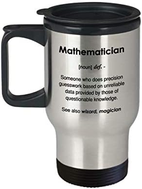 Кафеена Чаша с Определението Забавна Математика - Пътна Чаша на 14 грама