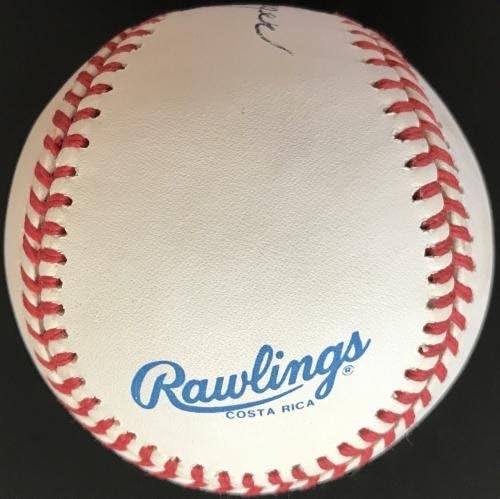 Чаз Чарли Герингер АВТОМОБИЛ с надпис MVP '37 в бейзбола, получили оценка на PSA NM-MT 8 - Бейзболни топки с автографи