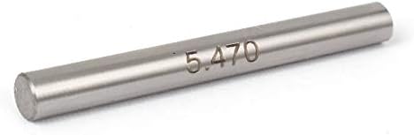 X-DREE 5,47 mm x 50 mm Измервателен щифт GCR15 с пръчка GCR15 с пластмасов патрон в кутия (среден калибър за медицинска вариации GCR15 5,47 мм x 50 мм с покритие от пластмаса