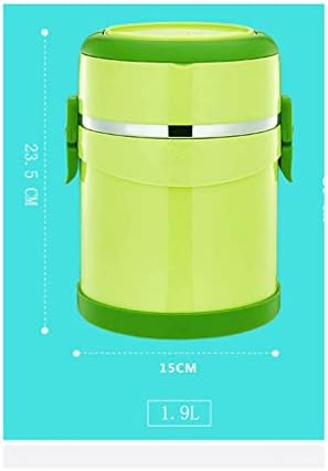 TJLSS Термоизоляционный обяд-Кутия От Неръждаема Стомана С вакуумна изолация За Носене Bento Box За Пътуване, Туризъм, Къмпинг, Пикници, Капацитет за храна кутии (Цвят: C)