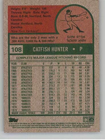 Архив на Topps 2019 Бейзбол 108 Kolega Хънтър Ню Йорк Янкис (дизайн Topps 1975) Официалната търговска MLB карта