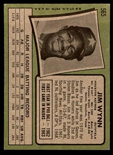1971 Topps 565 Джим Уин Хюстън Астрос (Бейзболна картичка) VG Astros