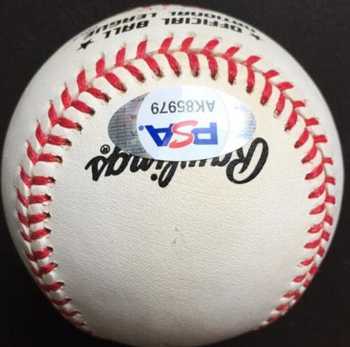 Еди Матюс подписа 512 бейзболни топки на Националната лига бейзбол, PSA COA - Бейзболни топки с автографи