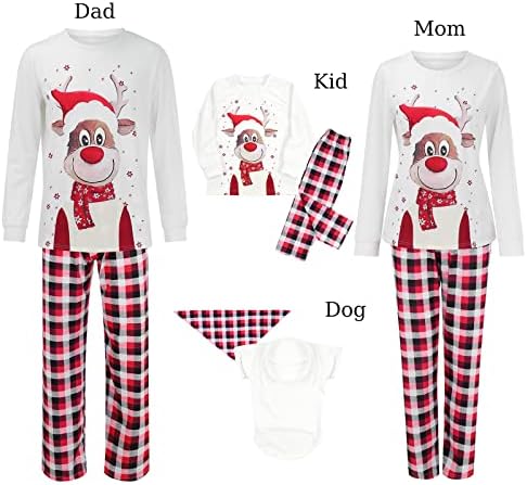 Целева Семейна Пижами Семейна Коледна Пижама Празнична Коледна Пижама за семейството плюс Размер 4x с Къси панталони