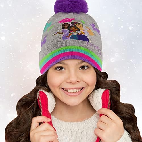 Комплект зимни шапки и варежек за деца Дисни за момичета 2-4 години Или комплект шапки и ръкавици Encanto за деца от 4 до 7 години