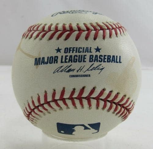 Джоба Чембърлейн Подписа Автограф Rawlings Baseball B93 - Бейзболни Топки С Автографи