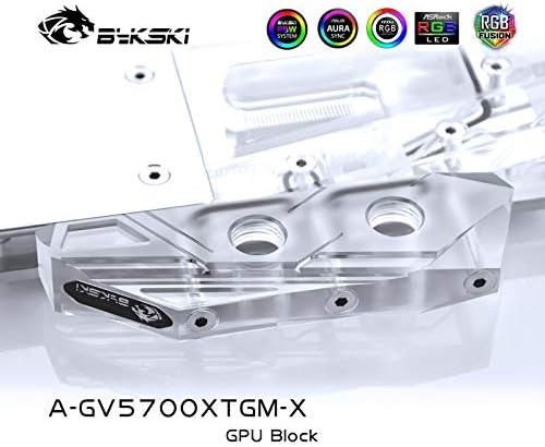 Блок за водно охлаждане на графичния процесор Bykski за GIGA RX5700XT Gaming OC 8G A-GV5700XTGM-X