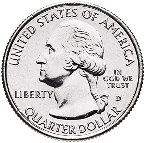 Възпоменателна монета от колекция CoinCoin Национален парк на САЩ през 2018 г. 44-та D версия на Cumberland Park Feihe Memorial CoinCoin Collection