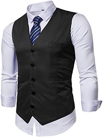 Мъжки Официален бизнес жилетка AOYOG за костюм или смокинг