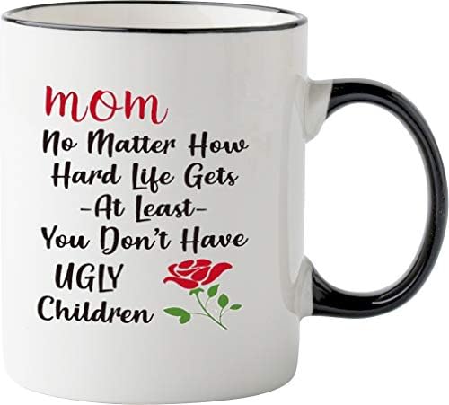 Чаша за Деня на майката - поне не разполагате с Грозни Бебешко Кафе чаши, Уникални Идеи за подаръци за Деня На майката За рожден Ден на майка От Дъщеря си и Сина си
