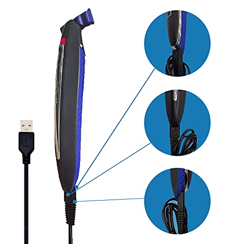 Бръснач USB Зареждане, за да Microtouch Solo Мъжки Акумулаторна Машинка за подстригване За коса на Цялото Тяло Solo Зарядно Устройство за бръснене Кабел за зарядно устройство 31,5 инча с 1 Четка За почистване