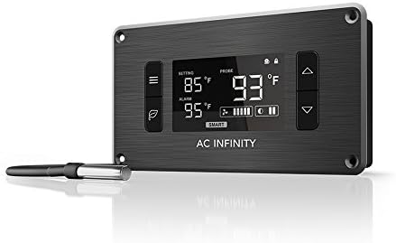 AC Infinity Controller 2, Термостат, вентилатор и регулатор на скоростта, Управлява феновете AIRPLATE, MULTIFAN, USB и устройства за охлаждане на AV-шкафа