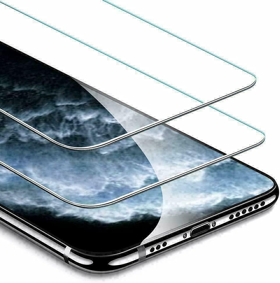 [2] Защитно фолио за екрана, съвместим с Samsung Galaxy A20s, закалено стъкло твърдост 9H, кристално чисто, не се драска, без мехурчета, подходящ за корпуса на