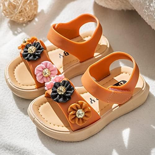 Qvkarw/ Детски Сандали; Изолирана Летните Модни Плажни сандали Принцеса подметка За момичета; Обувки за бебета (Розово, 5,55 за бебета)