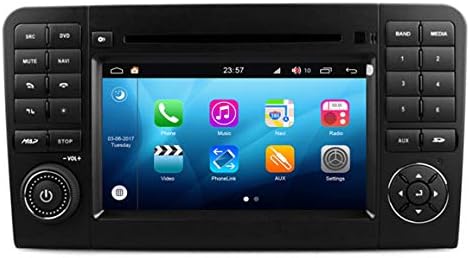 RoverOne Android Система в таблото на Кола DVD GPS Навигационна Система за Mercedes-Benz W164 ML300 ML320 ML350 X164 GL320 GL350 със Стерео Радио Bluetooth GPS, USB-Рефлексен Линк Сензорен Екран