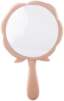 AHFAM Огледало За Грим Ръчно Тоалетен Огледало Винтажное Розовото Огледало За Грим Ръчно Огледало Карманное Козметично Огледало Компактно Огледало за Грим