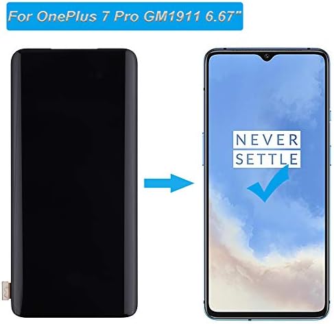 LCD дисплей E-yiiviil е Съвместим с OnePlus 7 Pro OnePlus 7T Pro GM1911 GM1913 6,67LCD дисплей с докосване на екрана в колекцията с инструменти