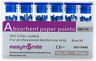 1 кутия Абсорбираща хартия накрайници Endodontic 02/04/06 за стоматологични эндостерильных смесени размери (палец 15 0,4)