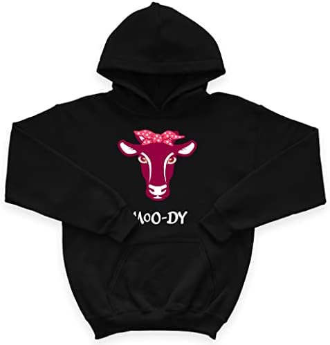 Детска hoody с качулка отвътре Moody Cow - Мрачна Kids' Hoodie - Скъпа hoody с качулка за деца