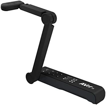 Документ-камера AVer M15W - Безжична уеб камера, за да позволи дистанционно видео - конферентна връзка- 4k UHD за PC, Mac, Chromebook, Zoom и други устройства - идеален за дистанционно