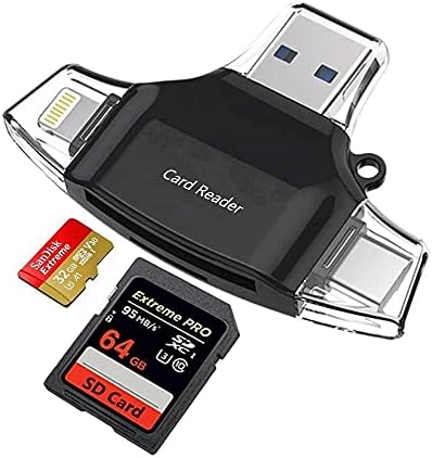 Смарт притурка на BoxWave, който е съвместим с мобилна точка за достъп Netgear Робот M6 (MR6110) (смарт притурка от BoxWave) - Устройство за четене на SD карти AllReader, четец за карти microS
