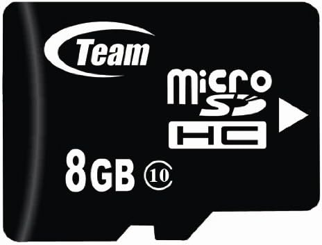 Високоскоростна карта памет microSDHC Team 8GB Class 10 20 MB/Сек. Невероятно бърза карта за телефон LG DARE VX9700 LG380. В комплекта е включен и безплатен високоскоростен USB адаптер. Идва с.