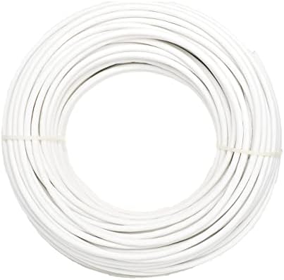 МИКРОРАЗЪЕМЫ 250 Метра CAT 6A Плътен и Пресята (F/ UTP) кабел CMR Странично Bulk Ethernet -бял (TR4-570SRWH-250)