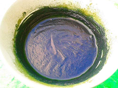 Натурална пудра на прах с цвят на индиго за коса (227 г / (1/2 кг) / 8 унция) Indigofera tinctoria за боядисване на коса от кафяв до черен