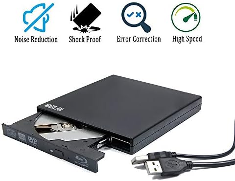 Долината на Слънцето USB Външен диск Плейър на Blu-ray Филми BD-ROM Разход за лаптоп Lenovo Joga Yoga 730 930 C930 920 C930 720 15 13 13ikb 15ikb 2-в-1, двуслойни 8-кратно DVD +-RW DL, DVD-RAM, CD-RW записващо устройство