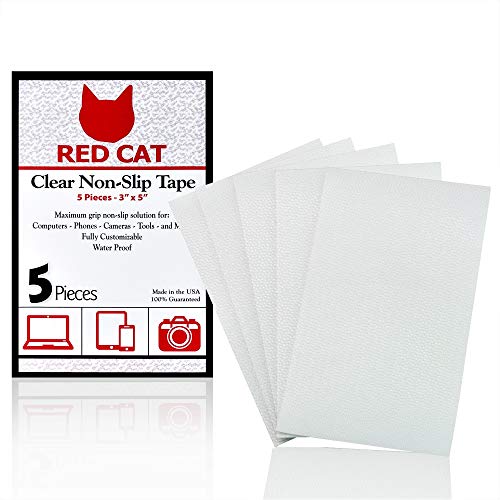 Имат противоплъзгаща лента за захващане на телефона Red Cat. Премиальное качество. Залепваща лента за телефони, електроника, компютри - Професионални лепила за максимална стабилност, предпазва чупливи предмети от подхлъзване
