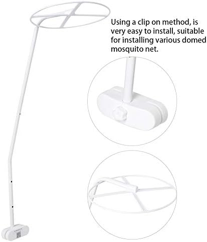 Титуляр Противомоскитной Мрежи, Набор От Титулярите За Каботажните Противомоскитной Окото Регулируема Клипса На Держателе Балдахина За Легла, Стойка За Аксесоари Противомоскитной Мрежа