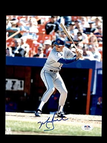Марк Грейс с ДНК-то на PSA, Подписан 8x10 Снимка С Автограф от Малките Снимки на MLB С автограф