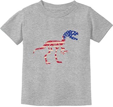 Тениска с Динозавром тиранозавър рекс за Момчета на 4 юли, Американското Знаме, Детски Ризи за Деца