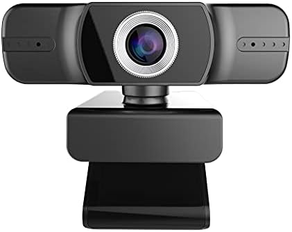 ZHUHW Уеб-камера 1080p Уеб Камера, Вграден Микрофон, Въртящи се Камери за Директно Излъчване на видео повикване Конференция Работна Уеб Камера
