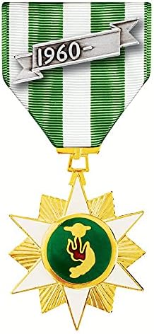 Медал за Вьетнамскую кампания RVN в реален размер с Датата на