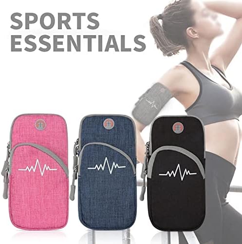 WSSBK Спортна чанта за джогинг, Водоустойчив колани за Бягане, Мъжки И дамски превръзки за Мобилен Телефон, калъф за фитнес, Фитнес, чанти с цип (Цвят: D, размер: 1)