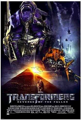 Оригинален двустранен Плакат на филма Трансформърс Отмъщението с Автограф на Меган Фокс 27x40