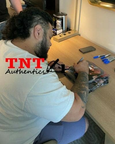 Бронсън Рийд Подписа WWE NXT Entrance 8x10 Снимка 5 ДЖОН - Снимки Рестлинга с автограф