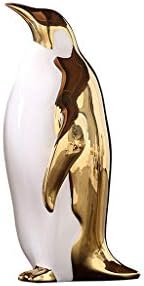 UXZDX Скандинавските Сладък Пингвин за Декорация Златно Изкуство Творчески Животни Абстрактни Занаяти Украса на масата Украса, Аксесоари За Дома