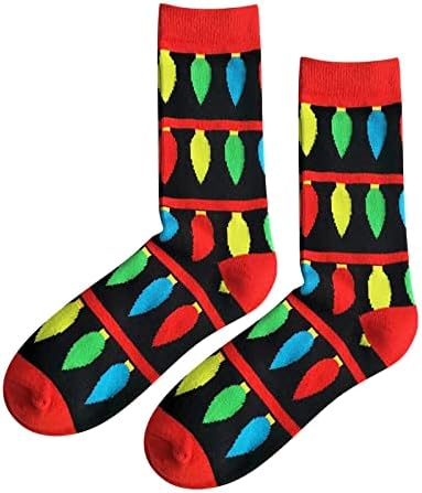 Коледни Чорапи Памук, за Мъже Или Жени, Ежедневни Памучни Тампони за Спорт И Релакс, Топли Чорапи за Отглеждане