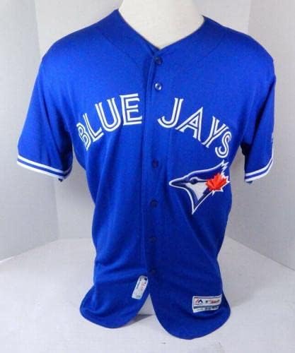 2019 Торонто Блу Джейс Дерек Фишър #20, Освободена игра Синя риза 150 С пластир 651 - Използваните в играта тениски MLB