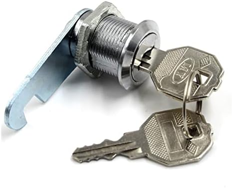 Заключване PIKIS Cam с Метален ключ за Врата, Пощенска кутия, Шкаф, Кутия за Инструменти, Шкафчета, Мебели кутия, Обков HJ01 1 бр. (Цвят: Еднакъв размер на ключ x 16 мм)