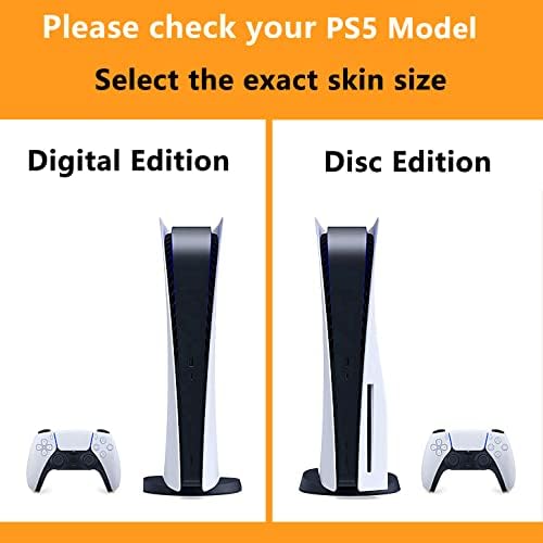 Скинове за PS5 Версия обвивки на диска Аксесоари за конзола и контролер, Обвивка на корицата, Vinyl Стикер, Съвместима с версията на кожи за Playstation 5 PS5 на твърдия диск - Мамба
